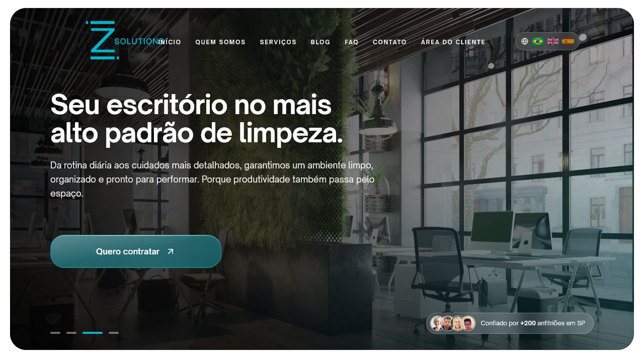 Preview do projeto Izi Solutions